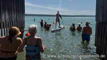 Noch einmal im Ammersee schwimmen: Füreinander und Wasserwacht erfüllen Herzenswunsch
