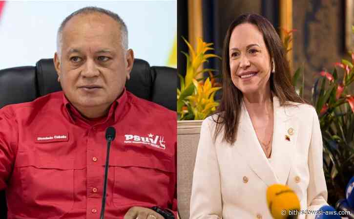 Diosdado Cabello acusa a María Corina Machado de intentar interferir en el proceso de negociación del 1 de agosto