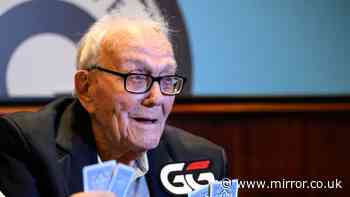 100-year-old becomes world's oldest professional poker player after 86 years