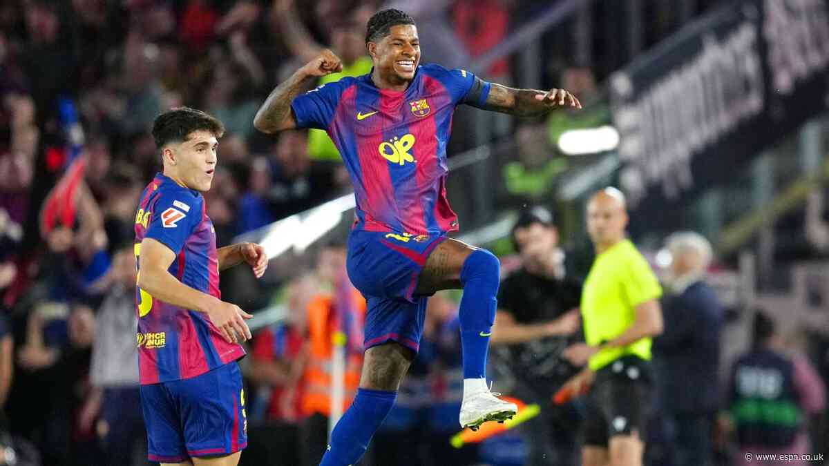Rashford bids adiós to Barça as PL season nears