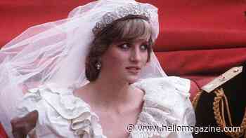 Princess Diana's iconic wedding dress hemmed in secret photos hidden for 45 years