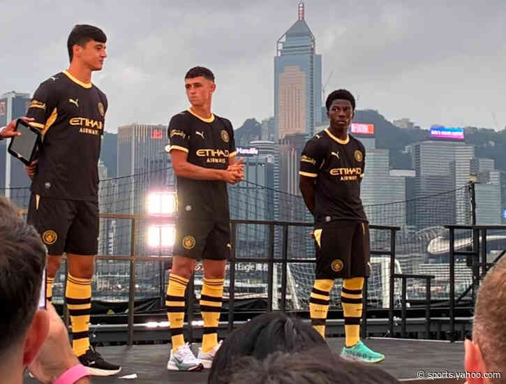 Manchester City unveil 2026/27 away kit early in Hong Kong starring Phil Foden and Abdukodir Khusanov