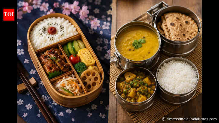 Lunch Traditions Compared: Japanese bentos balance beauty and nutrition; Indian tiffins celebrate comfort
