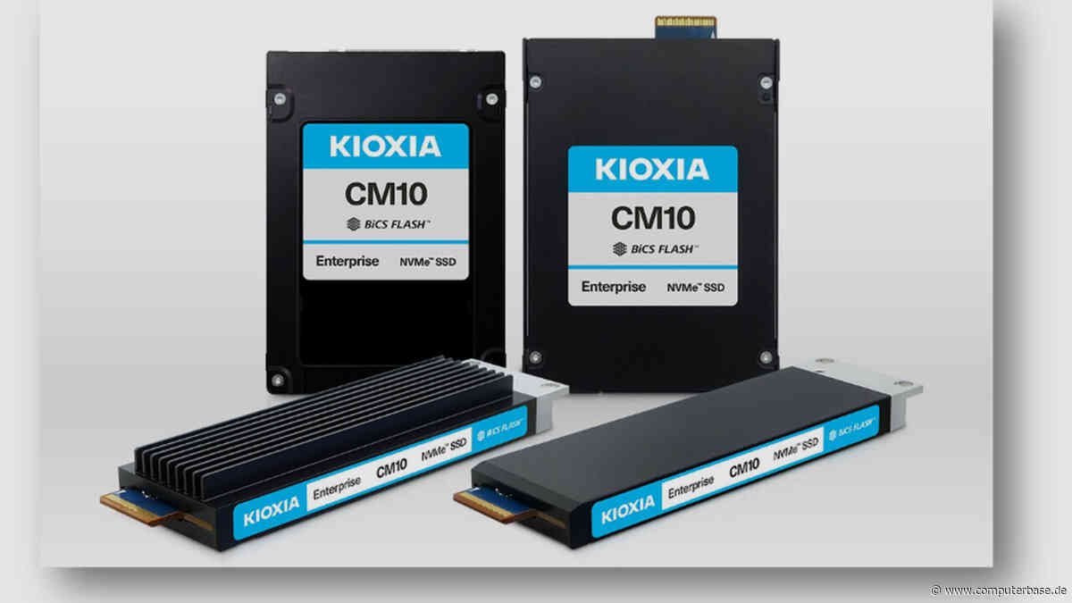 Doppel-Premiere: Kioxias CM10-SSD startet erstmals mit PCIe 6.0 und BiCS10-Flash