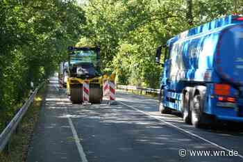 Schaden am Asphalt: Verkehrseinschränkungen auf der Wiedaustraße