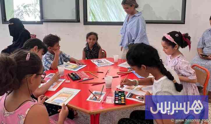 ورشات فنية تحفز الأطفال بالعراش