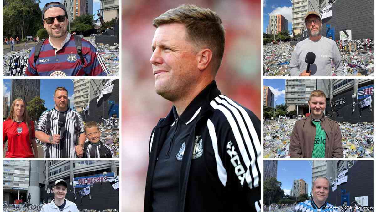 Newcastle fans thank 'outstanding' Eddie Howe and say he deserves 'the gratitude of the city'
