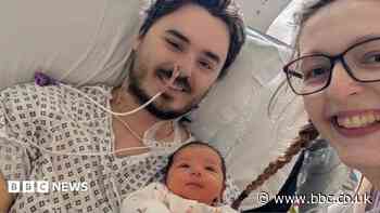 Man wakes after cardiac arrest to see 'unbelievable' new baby