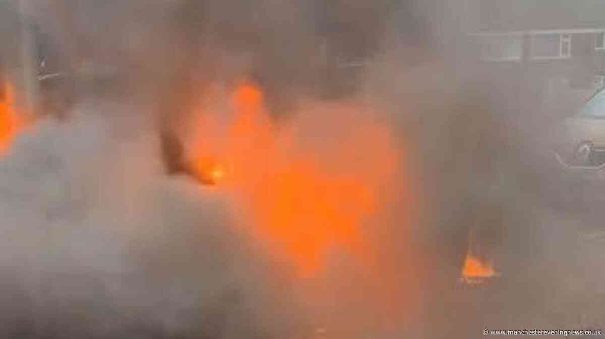 Investigation launched as car set alight in targeted arson attack