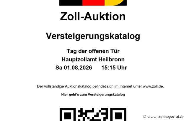 HZA-HN: Zum 1. ..., zum 2. ... und zum 3. ... Schnäppchenjagd in der Zoll-Auktion/Zoll versteigert Pfandsachen bei Live-Auktion