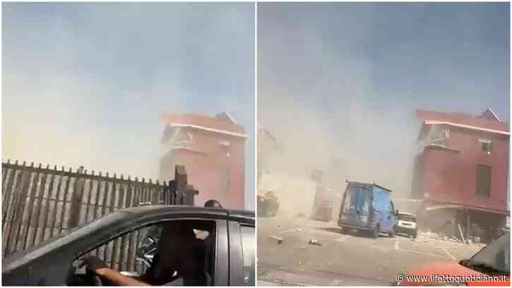 Messina, crolla una palazzina che ospita case e negozi: 5 feriti gravi. I vigili del fuoco cercano dispersi | Video