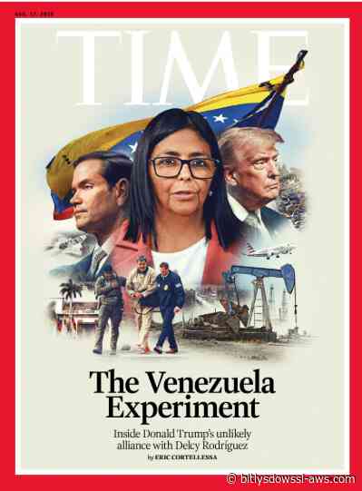 Delcy Rodríguez aparece en la portada de la revista Time como representante de Donald Trump