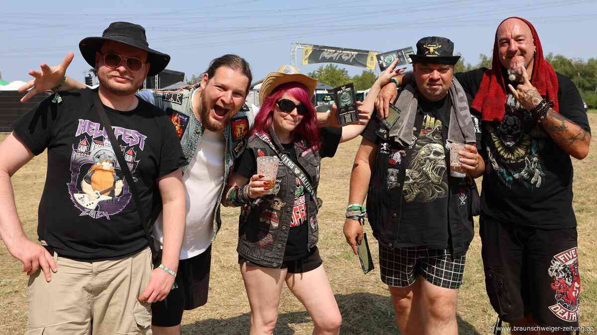 Helmfest extrem: 36 Grad und Unwetterwarnung zum Start von Helmstedts Metal-Festival