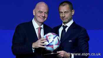 UEFA to boycott FIFA competitions, protest plan