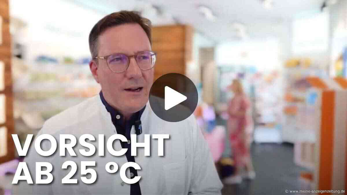 Apotheker gibt Tipps bei Hitze: Medikamente verändern ihre Wirkung