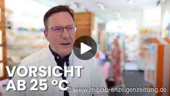 Apotheker gibt Tipps bei Hitze: Medikamente verändern ihre Wirkung