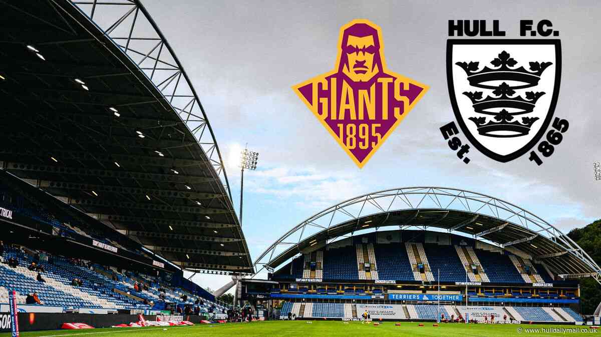 Huddersfield Giants vs Hull FC LIVE updates from basement Super League clash