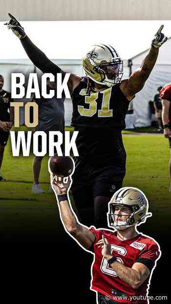 #Saints Training Camp Day 1️⃣  #nfl #shorts