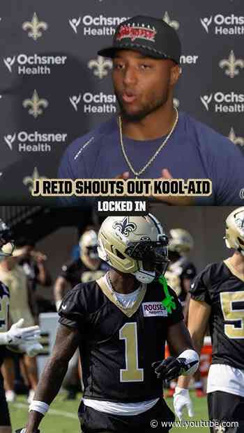 Justin Reid shouts out Kool-Aid McKinstry #saints #nfl #shorts