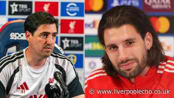 Andoni Iraola and Dominik Szoboszlai Liverpool press conference LIVE - Vice-captaincy, transfers