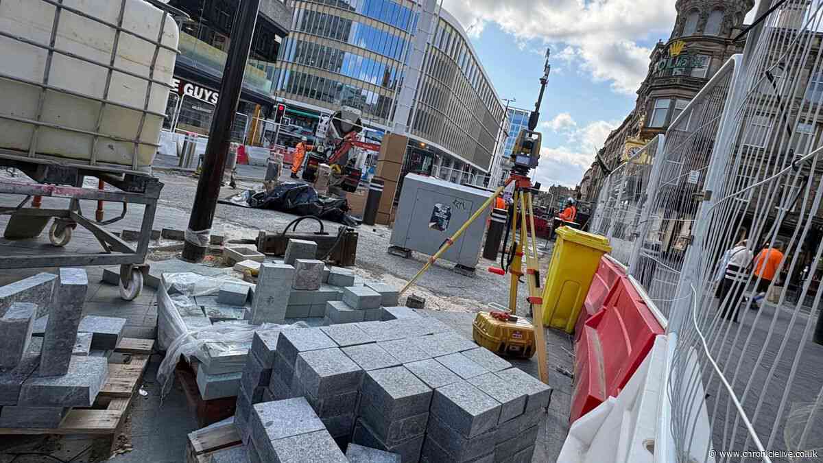 Northumberland Street works could last another month as long-running revamp's final stage drags on