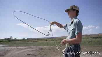 Hero cowboy, 14, rescues drowning man with his LASSO during camping trip to Montana