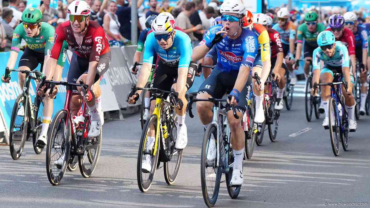 Fotofinish-drama in Denemarken: Jensen Plowright juicht te vroeg, ritzege gaat toch naar Wout van Aert