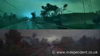 Driver trapped during tornado as power lines crash around her: ‘I thought I was a goner’