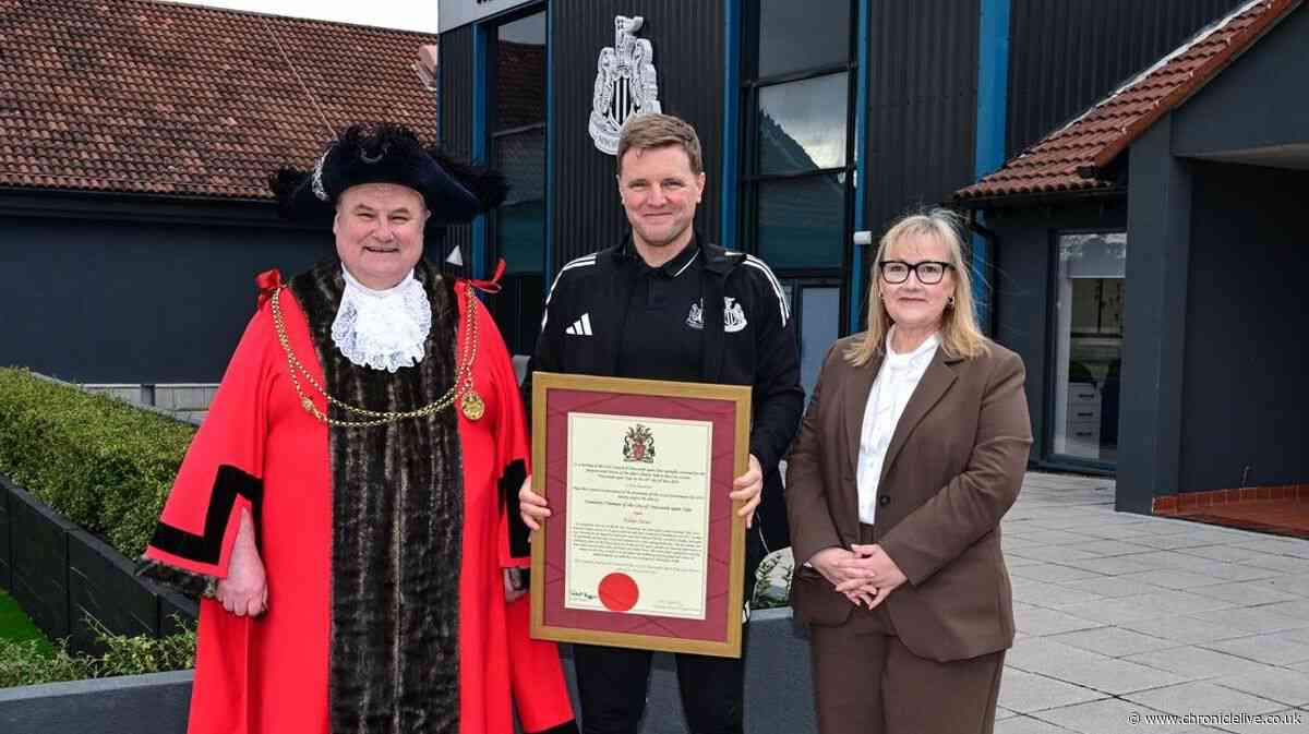 'Eddie Howe gave us hope and stabilised Newcastle United', says Lord Mayor of Newcastle
