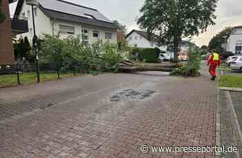 FW Paderborn: Gemeldete Unwetterlage am "Tag des Handwerks" des Liborifestes