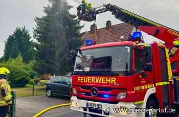 FW-DT: Brennende Tanne nach Blitzeinschlag