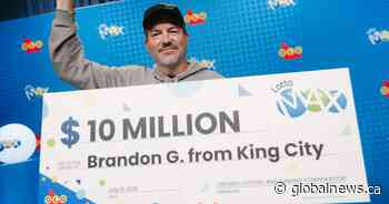 ‘In disbelief’: King City, Ont. man mistakes $10M Lotto Max win for $10K
