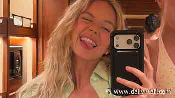 Sydney Sweeney stuns fans as she flaunts her jaw-dropping cleavage in a plunging bra: 'This is gonna break the internet!'