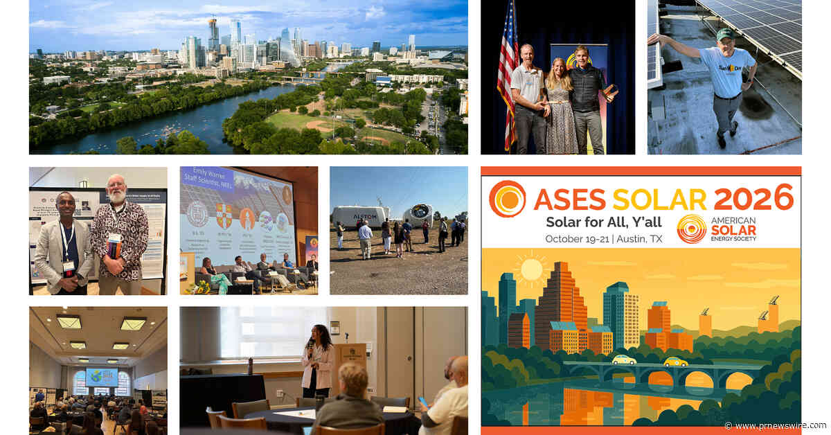 American Solar Energy Society's SOLAR 2026 Conference Prices Increase After Tomorrow