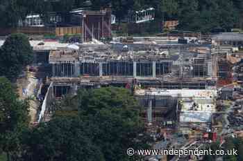 Trump ballroom begins to rise above the ground at the White House despite court case to stop construction