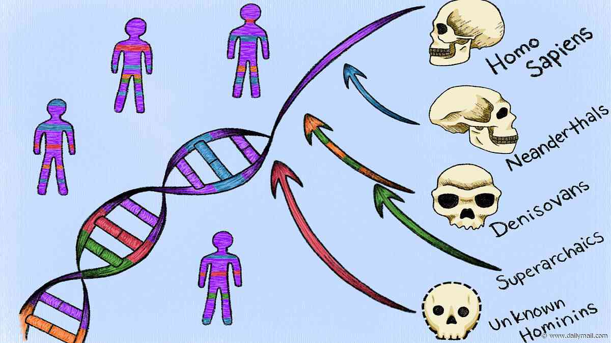 The ghost ancestors hiding in your DNA: Scientists uncover traces of two mysterious human relatives we've never found