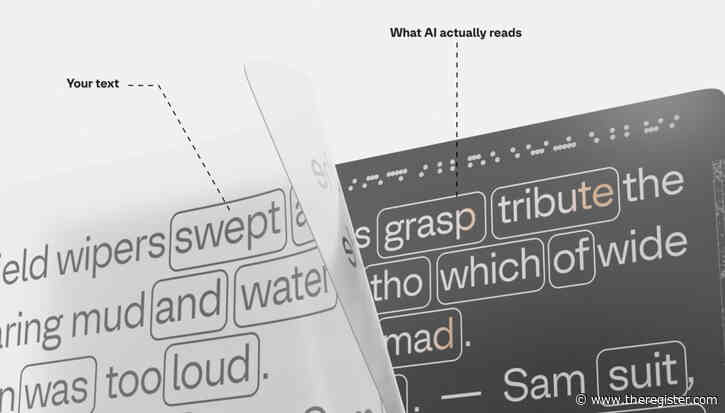 Open source project fools AI scrapers with poisoned font