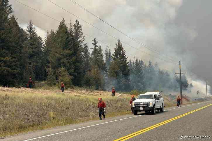 Seven out-of-control fires burn in Cariboo on Thursday