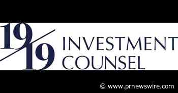 1919 Investment Counsel Named to Financial Advisor Magazine's 2026 Top RIA Firms Ranking