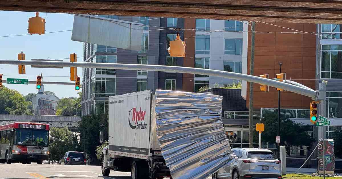 Two more trucks wrecked by 'Peace Street Peeler' on Thursday