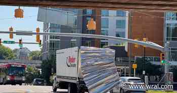 Two more trucks wrecked by 'Peace Street Peeler' on Thursday