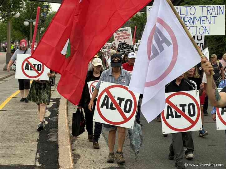 Alto opponents call on federal government to withdraw support