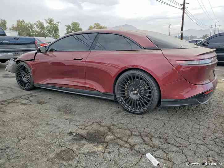 De enige Lucid coupé ter wereld voor een celebrity is flink stuk