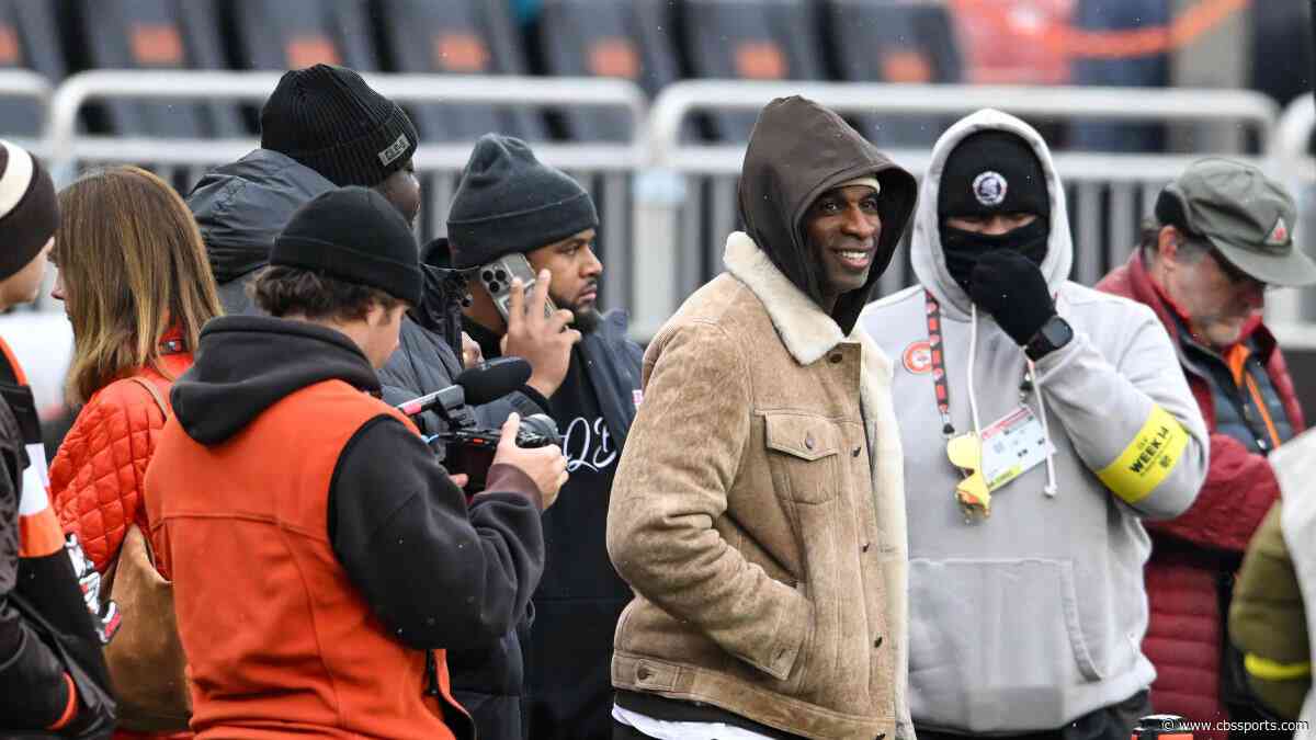 Deion Sanders makes surprise visit to Browns camp, here's what he discussed with Todd Monken