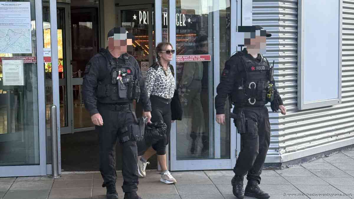 'Black Widow' fraudster Pamela Gwinnett lands at Manchester Airport after Tenerife arrest