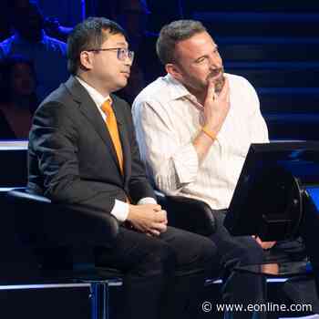 Ben Affleck Reacts to Who Wants to Be a Millionaire Grand Prize Win