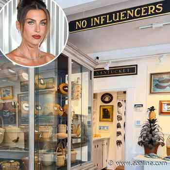 Paige Lorenze & More Slam "No Influencers" Sign in Nantucket Store