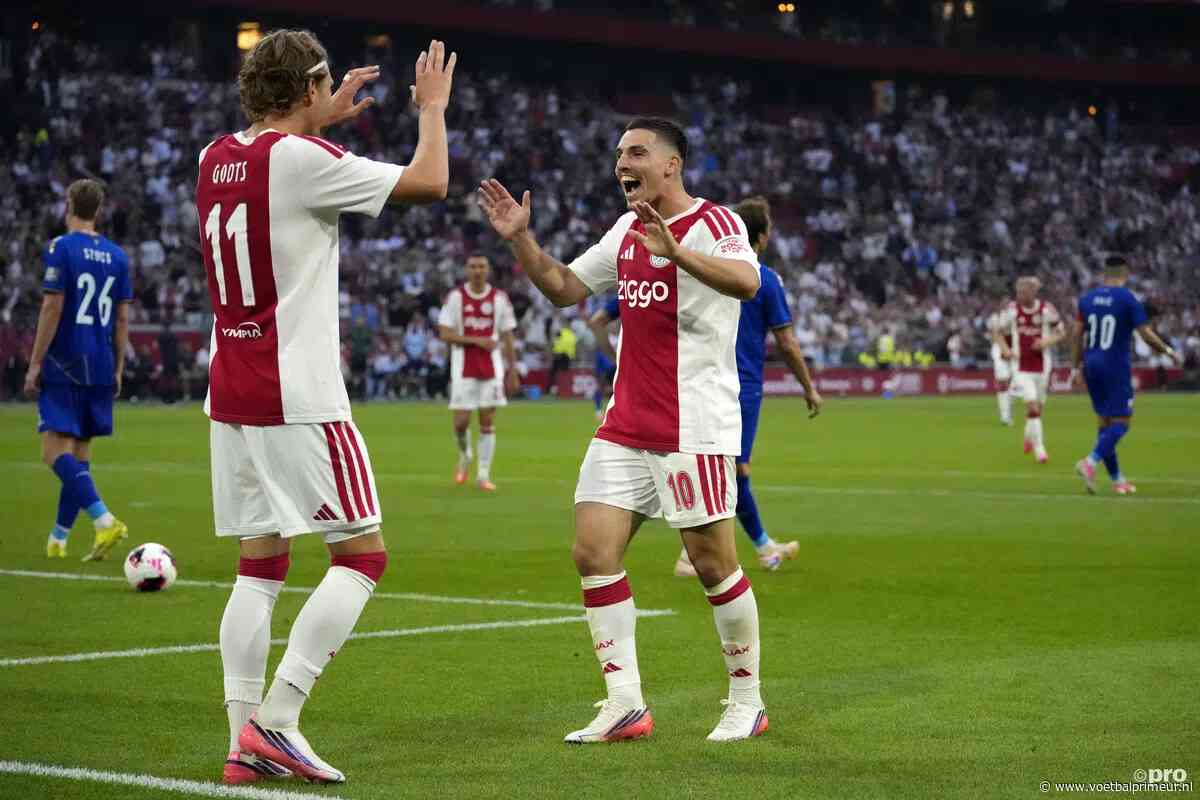Uitblinkende Gloukh leidt Ajax met hattrick naar ruime zege op Vojvodina