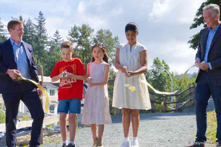 Locals celebrate opening of new Abbotsford park