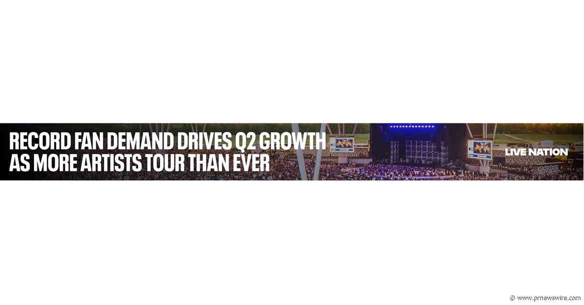 LIVE NATION ENTERTAINMENT REPORTS SECOND QUARTER 2026 RESULTS